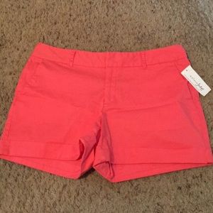 NWT Maison Jules “Sunkist coral” shorts